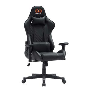 Геймърски стол RFG Get Legend, екокожа, Butterfly механизъм, полипропиленова основа, до 150 kg, черен