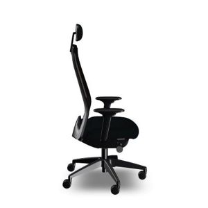 Ергономичен стол Interstuhl Every EV218, текстил, Synchronous механизъм, полиамидна основа, черен