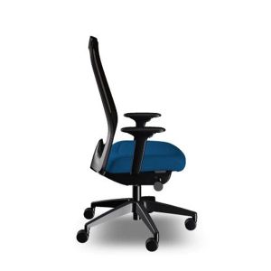 Ергономичен стол Interstuhl Every EV217, текстил, Synchronous механизъм, полиамидна основа, тъмносин