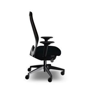 Ергономичен стол Interstuhl Every EV217, текстил, Synchronous механизъм, полиамидна основа, черен