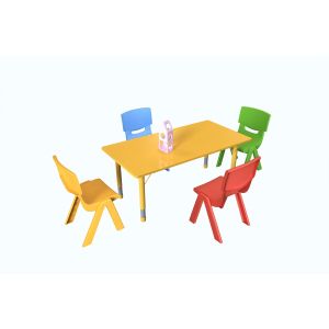 Детски стол RFG Chico, пластмасов, с облегалка, 41 х 35 х 62 cm, зелен