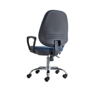 Ергономичен стол RFG Presto Chrome, текстил, до 120 kg, син