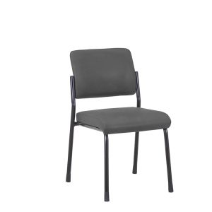 Посетителски стол RFG Solid M, текстил, метална основа, до 150 kg, сив, 4 броя в комплект