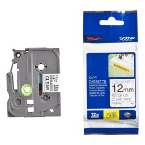 Лента Brother TZES131, 12 mm, черен печат върху прозрачна лента