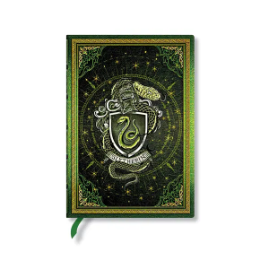 Paperblanks Тефтер Slytherin, Midi, нелиниран, твърда корица, 72 листа
