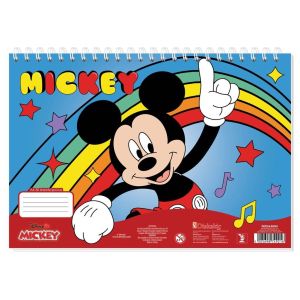 Скицник със спирала А4, 30л, Mickey