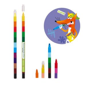 Восъчен пастел 12 цвята Trendhaus ABC