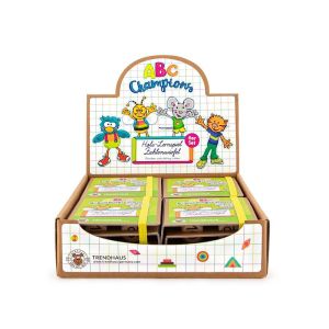 Образователна игра с дървени зарове Trendhaus ABC