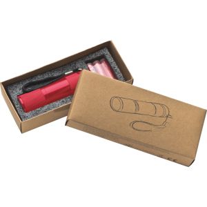 Алуминиево LED фенерче, червено