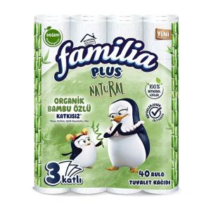 Тоалетна хартия Familia, 40 броя, 3 пласта