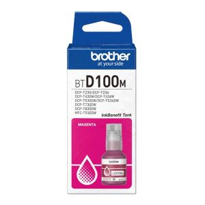 Оригинално мастило за принтер Brother BT-D100M, 5000 страници/5%, Magenta