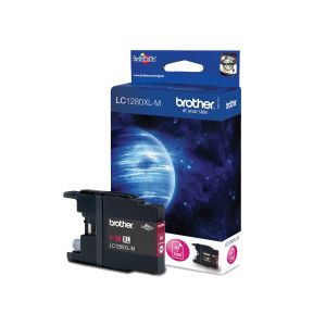 Оригинален патрон Brother LC1280XL, 1200 страници/5%, Magenta