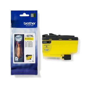 Оригинален патрон Brother LC427XLY, 5000 страници/5%, Yellow