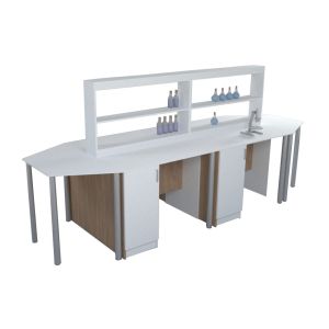 Шкаф RFG Labo, с HPL таван, 900 х 600 х 900 mm, ПДЧ 18 mm