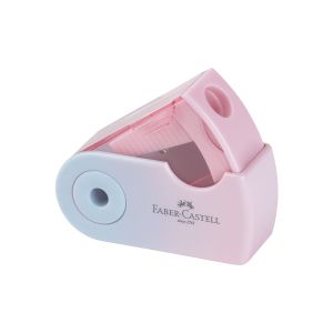 Faber-Castell Острилка Flow, единична, с ръкав, мини, асорти