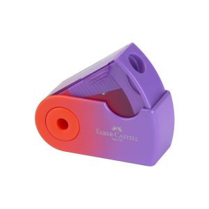 Faber-Castell Острилка Flow, единична, с ръкав, мини, асорти
