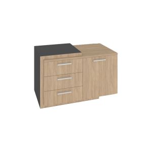 Контейнер за бюро LK116, 94 x 50 x 57 cm, ПДЧ