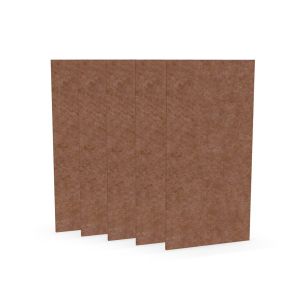 Акустично пано Narbutas Pet, триъгълник, 200 х 200 х 9 mm, PET филц, 6 броя, корал