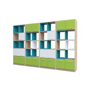 Стелаж RFG Libra 2, с 5 рафта, 766 х 400 х 1993 mm, ПДЧ 18 mm