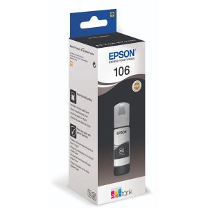 Оригинално мастило за принтер Epson 106 EcoTank, 5000 страници/5%, Black