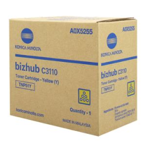 Оригинална тонер касета Minolta TNP51Y, C3110, 5000 страници/5%, Yellow
