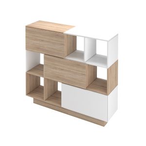 Шкаф Нордик, 160 x 45 x 140 cm, ПДЧ 18 mm