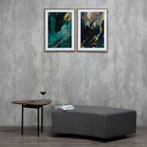 Табуретка RFG Zara, дамаска, 1390-870 х 670 х 410 mm, сива