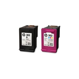 Оригинална касета HP Combo Pack 302, X4D37AE, Black, Cyan, Yellow, Magenta, 2 броя