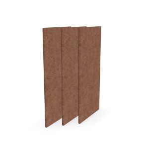 Акустично пано Narbutas Pet, правоъгълник, 200 х 400 х 9 mm, PET филц, 3 броя, корал