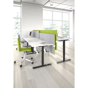 Шумоизолиращ стенен панел Modus Narbuta, 42 x 740 x 1600 mm, дамаска Velito Presto светла мента и Velito Presto светла мента, сив метал