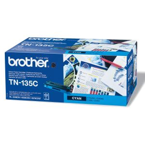 Оригинална тонер касета Brother TN-135C, 4000 страници/5%, Cyan