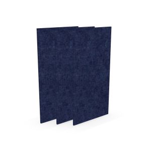 Акустично пано Narbutas Pet, правоъгълник, 200 х 400 х 9 mm, PET филц, 3 броя, тъмносиньо