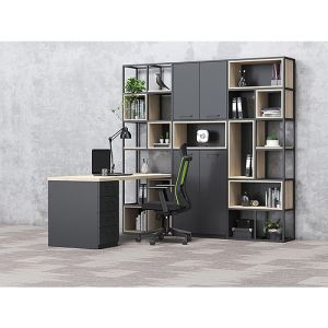 Стелаж RFG Boxi S, метален, 72 х 37 х 212 cm, черен