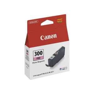 Оригинален патрон Canon PFI-300, 14 ml, 530 страници/5%, Photo Magenta