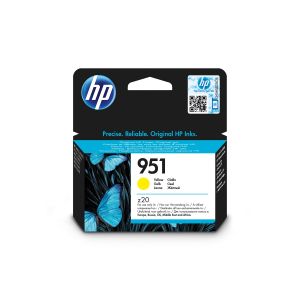 Оригинален патрон HP CN052AE, NO951, 700 страници/5%, Yellow