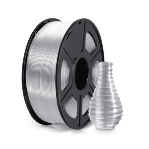 Филамент за 3D принтер, PLA+, 1.75 mm, 1 kg, прозрачен