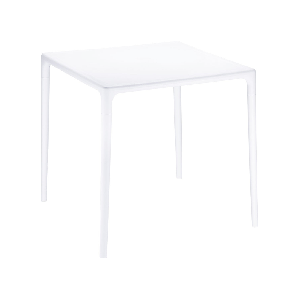 Градинска маса RFG Forza, квадратна, пластмасова, бяла