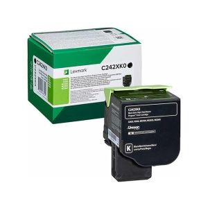 Оригинална тонер касета Lexmark C242XK0, C2325/C2425/C2535, 6000 страници/5%, Black