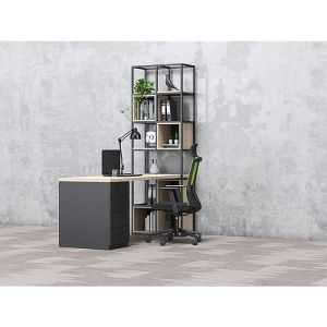 Шкаф RFG Boxi, двоен, с две врати, долен, 72 х 37 х 106.9 cm, ПДЧ