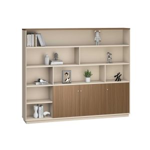 Шкаф RFG Paris, 2400 х 400 х 2000 mm, ПДЧ, орех и светлосиво