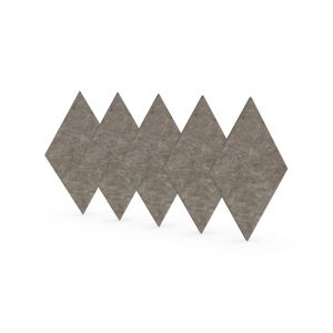 Акустично пано Narbutas Pet, диамант, 115 х 200 х 9 mm, PET филц, 5 броя, пясък