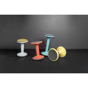 Табуретка Interstuhl Up 100U, кръгла, черна