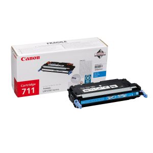 Оригинална тонер касета Canon CRG-711, LBP5300, 6000 страници/5%, Cyan