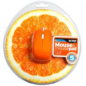 Мишка с подложка ACME Orange MN07 оптична
