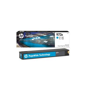 Оригинален патрон HP F6T81AE, 973X, PW, 452/477, 7000 страници/5%, Cyan