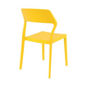 Градински стол RFG Snow, пластмасов, до 120 kg, жълт