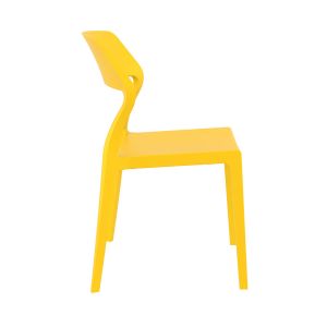 Градински стол RFG Snow, пластмасов, до 120 kg, жълт