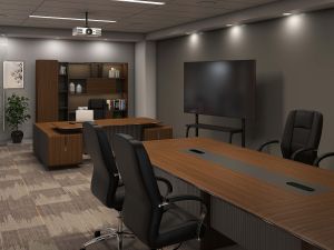 Шкаф RFG Parma, 2400 х 400 х 2000 mm, ПДЧ, орех и перлен графит