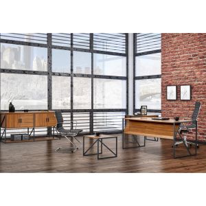 Плот RFG London, плот антрацит, 80 x 50 x 75 cm, ПДЧ 18 mm, сглобена мостра