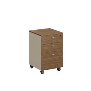 Контейнер за бюро RFG Paris, 400 х 420 х 620 mm, ПДЧ 16 mm, орех и сиво